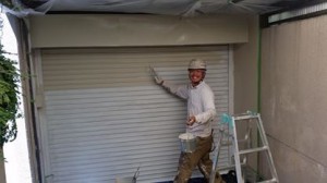 平松塗装店外壁塗装シャッター