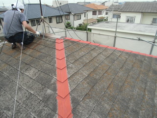 西川ハウス産業屋根塗装